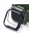Etui nakládka Ringke Slim Apple Watch 4/5/6/7/8/9/SE 44/45mm Čiré + Metalická modrá [2 PACK]