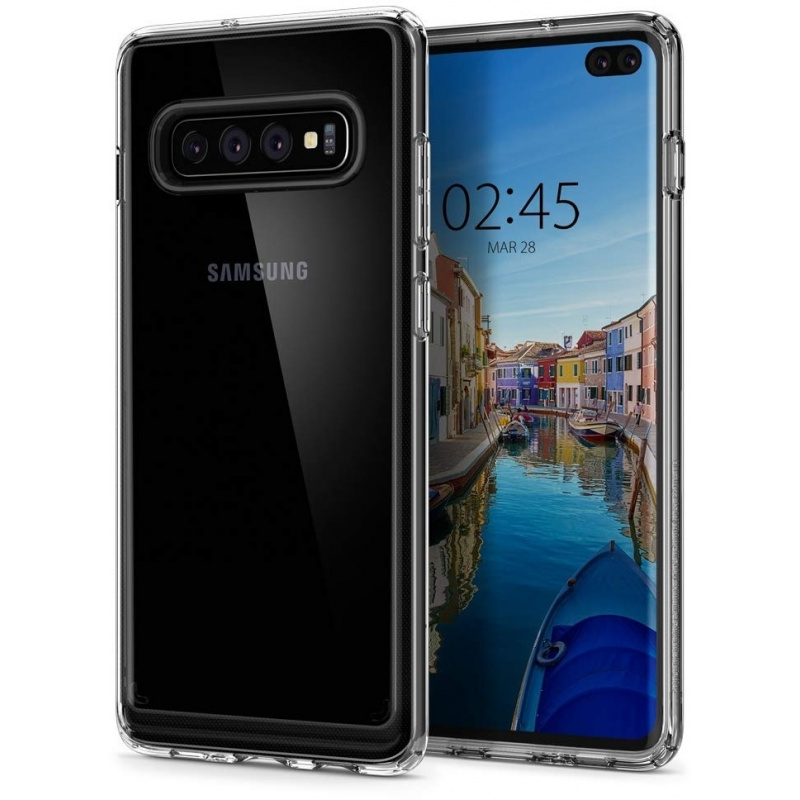Hurtownia Spigen - 8809640251931 - SPN279CL - Etui Spigen Ultra Hybrid Samsung Galaxy S10 Plus Clear - B2B homescreen
