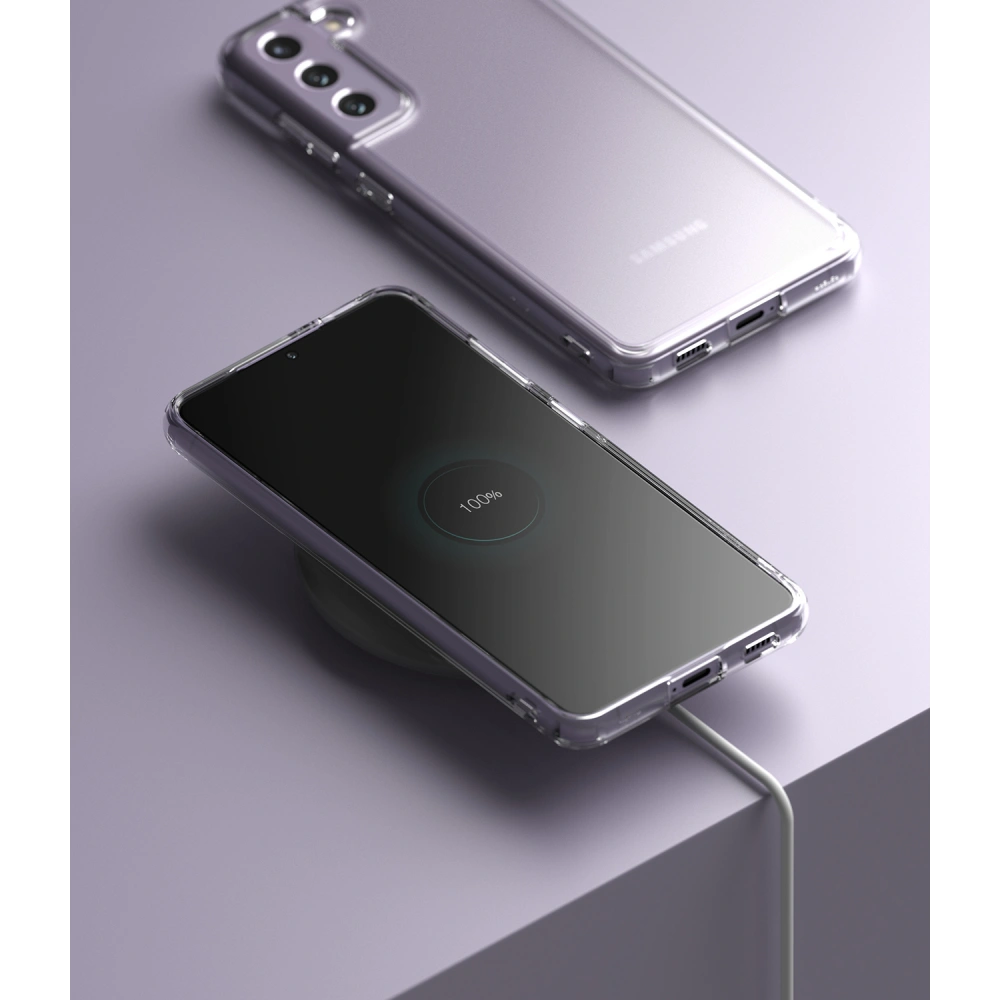 Hurtownia GSM - Etui Ringke Fusion Samsung Galaxy S21 FE Matte Clear - RGK1534MCL - {ean13} - Hurt