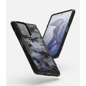 Hurtownia GSM - Etui Ringke Fusion-X Design Xiaomi 11T/Pro Camo (Moro) Black - RGK1506MBL - {ean13} - Hurt