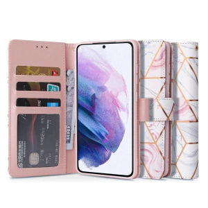 Etui Tech-Protect Wallet Samsung Galaxy S21 FE Marble