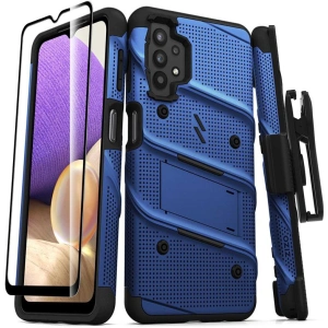 Hurtownia GSM - Etui ZIZO BOLT Series Samsung Galaxy A32 5G + szkło (niebieski) - ZIZ093BLU - {ean13} - Hurt