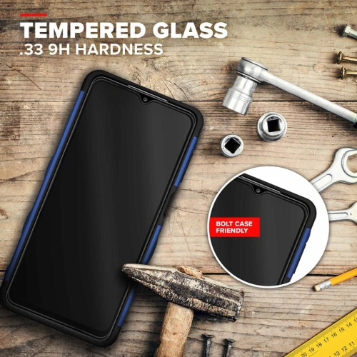 Etui ZIZO BOLT Series Samsung Galaxy A32 5G + szkło (niebieski)