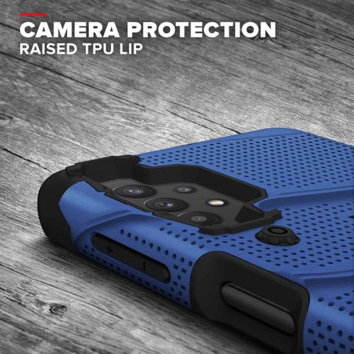 Etui ZIZO BOLT Series Samsung Galaxy A32 5G + szkło (niebieski)