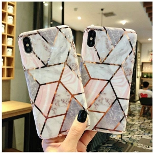 Etui Tech-Protect Marble Samsung Galaxy S21 FE Růžová