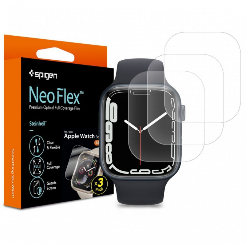 Spigen Distributor - 8809811856545 - SPN2030 - Spigen Neo Flex Apple Watch 7 45mm [3 PACK] - B2B homescreen