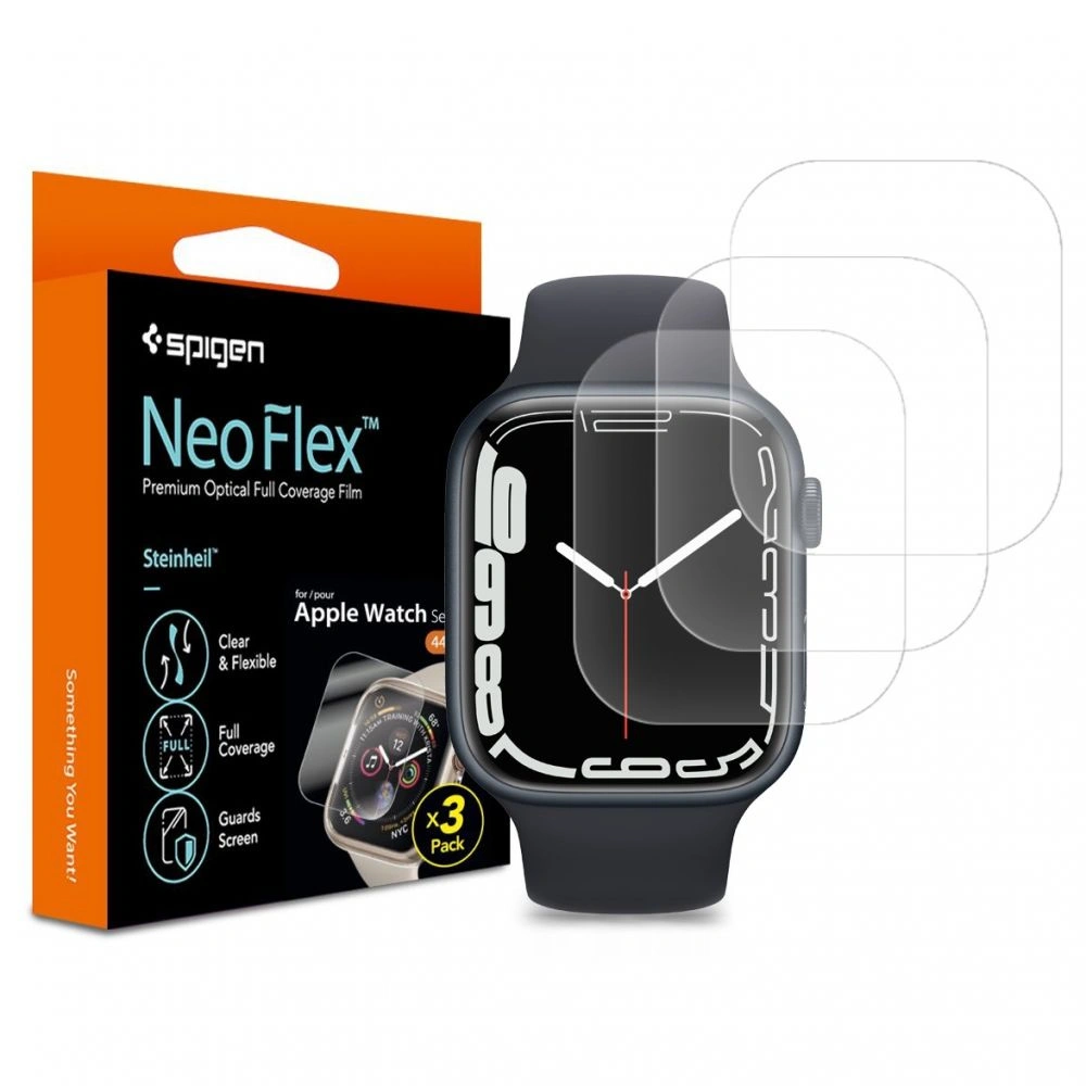 Hurtownia GSM - Fólie Spigen Neo Flex Apple Watch 4/5/6/7/8/9/SE 44/45mm [3 PACK] - SPN2030 - {ean13} - Hurt
