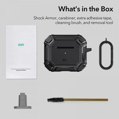 Etui ESR Shock Armor Apple AirPods 3 Black