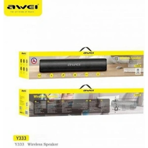 Wholesale AWEI Soundbar Bluetooth Y333 black - AWEI082BLK - {ean13} - Hurt