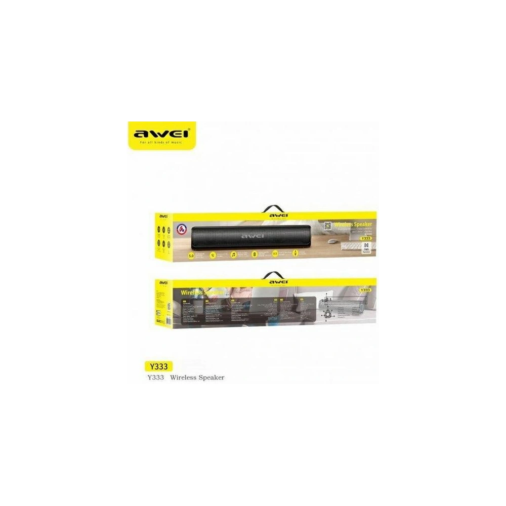 Hurtownia GSM - AWEI Soundbar Bluetooth Y333 černý/black - AWEI082BLK - {ean13} - Hurt