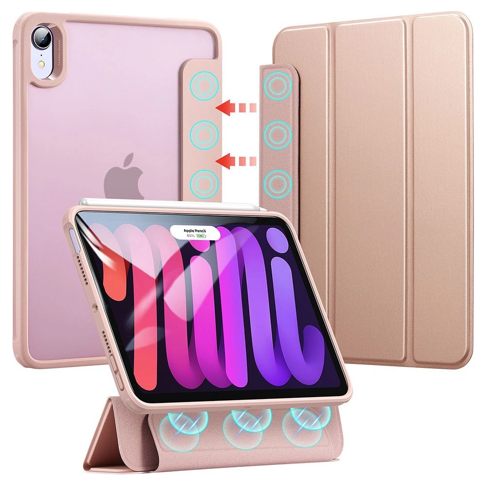 Hurtownia GSM - Etui ESR Rebound Hybrid Apple iPad mini 2021 (6. generáció) / iPad mini 8.3" 2024 7gen Frosted Rose Gold - ESR450RS - {ean13} - Hurt
