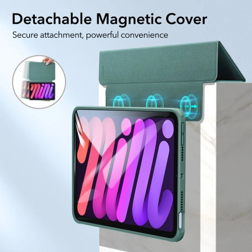 Etui ESR Rebound Hybrid Apple iPad mini 2021 (6. generacji) / iPad mini 8.3" 2024 (7. generacji) Frosted Green