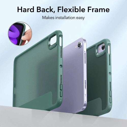 Etui ESR Rebound Hybrid Apple iPad mini 2021 (6. generacji) / iPad mini 8.3" 2024 (7. generacji) Frosted Green