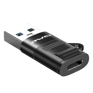 Hurtownia GSM - AWEI Adapter CL-13 USB-C/USB-A czarny - AWEI084BLK - {ean13} - Hurt
