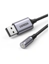 Adapter audio UGREEN CM477, USB do Mini Jack 3.5mm AUX (szary)