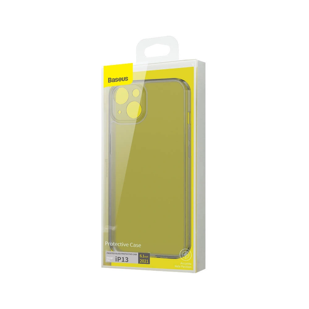 Hurtownia GSM - Etui Baseus Frosted Glass Apple iPhone 13 (černý) - BSU2925BLK - {ean13} - Hurt
