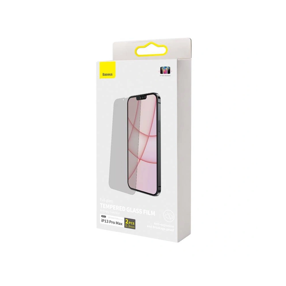 Hurtownia GSM - Sklo privatizující 0.3mm Baseus SGBL020802 Privacy Apple iPhone 13 Pro Max [2 PACK] - BSU2927 - {ean13} - Hurt