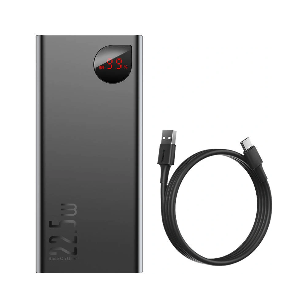 Powerbanka Baseus Adaman Metal, 30000mAh, 25W