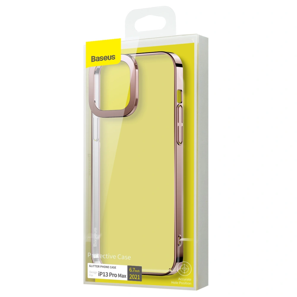 Hurtownia GSM - Etui Baseus Glitter Apple iPhone 13 Pro Max (Růžový) - BSU2932PNK - {ean13} - Hurt