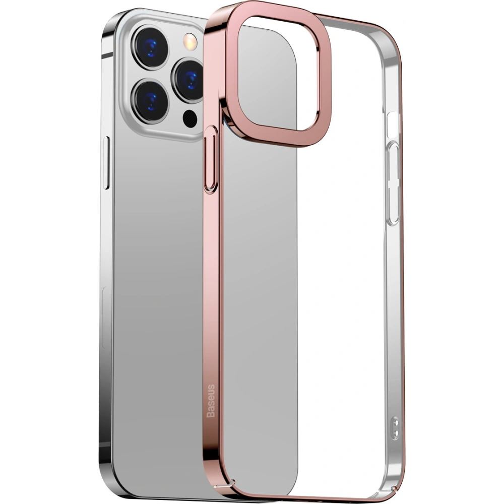 Wholesale Baseus Glitter Transparent Case for iPhone 13 Pro (pink) - BSU2933PNK - {ean13} - Hurt