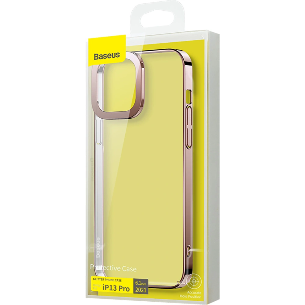 Hurtownia GSM - Etui Baseus Glitter Apple iPhone 13 Pro (Růžový) - BSU2933PNK - {ean13} - Hurt