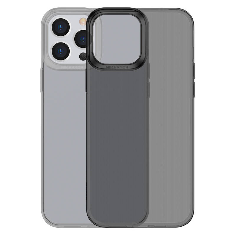 Baseus Distributor - 6932172601294 - BSU2936GRY - Baseus Simple Transparent Case for iPhone 13 Pro Max (grey) - B2B homescreen