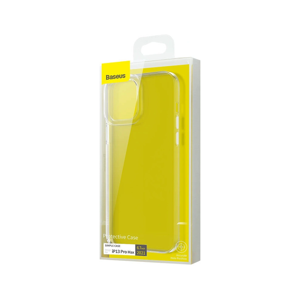 Hurtownia GSM - Etui Baseus Simple Apple iPhone 13 Pro Max (Biały) - BSU2937WHT - {ean13} - Hurt
