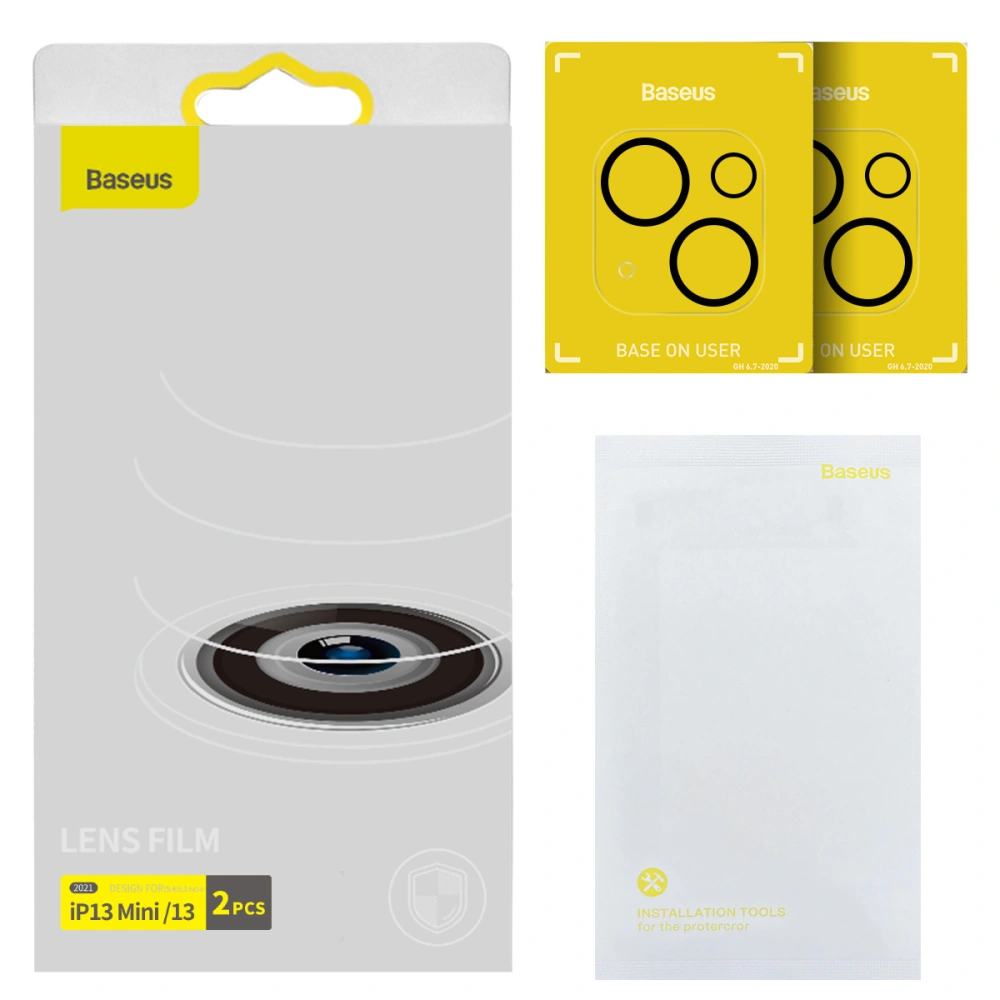 Hurtownia GSM - Baseus tvrzené sklo na celý aparát Apple iPhone 13/13 mini [2 PACK] - BSU2939 - {ean13} - Hurt