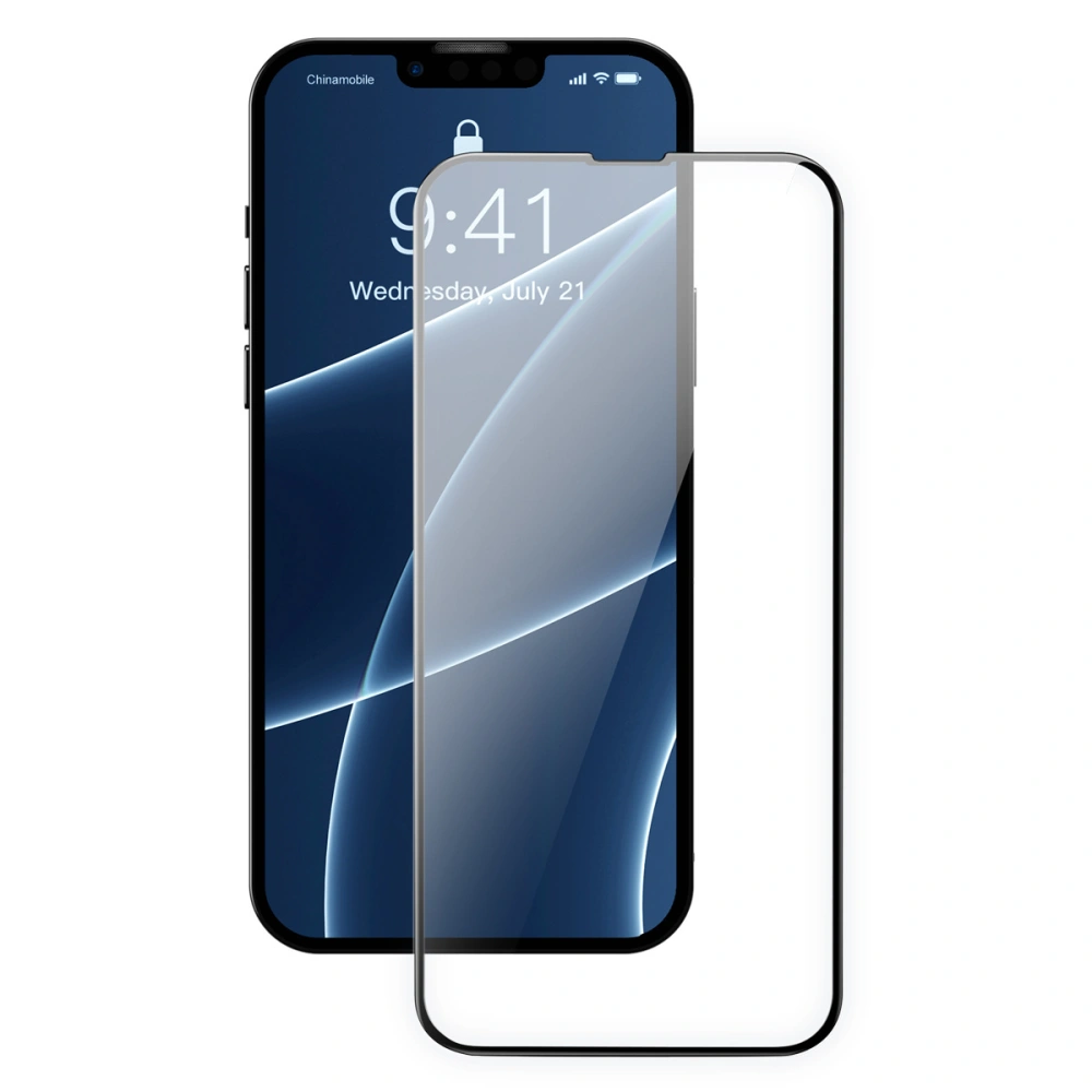 Hurtownia GSM - Tvrzené sklo 0.3mm Baseus SGQP030001 Apple iPhone 13 mini [2 PACK] (černý rámeček) - BSU2940 - {ean13} - Hurt