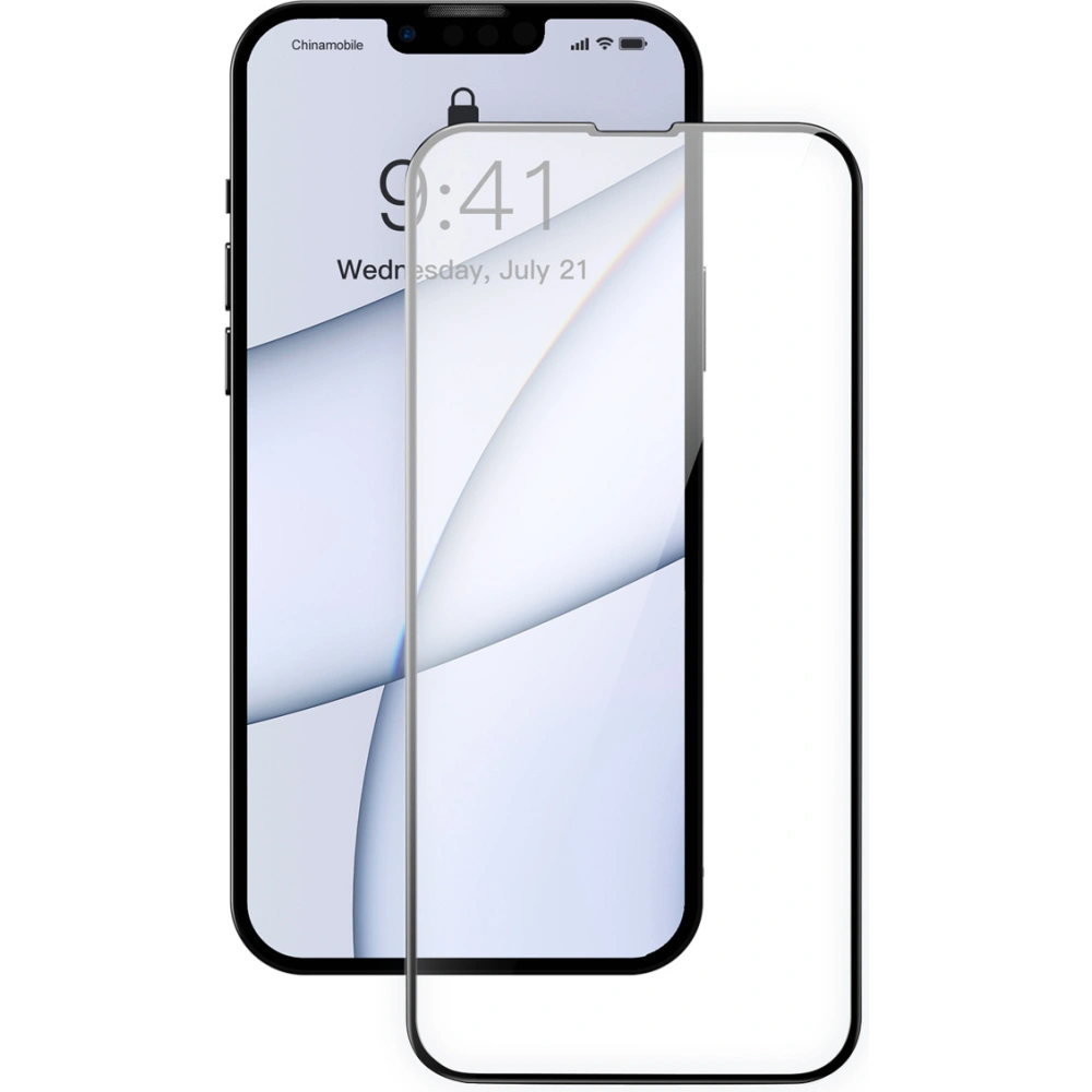Hurtownia GSM - Tvrzené sklo 0.3mm Baseus SGQP010201 Apple iPhone 13 Pro Max [2 PACK] (černý rám) - BSU2942 - {ean13} - Hurt
