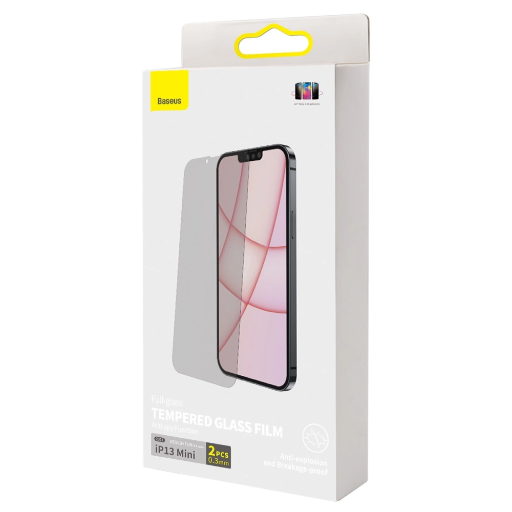 Hurtownia GSM - Sklo privatizující 0.3mm Baseus SGBL020702 Privacy Apple iPhone 16e / 14 / 13 / 13 Pro [2 PACK] - BSU2943 - {ean13} - Hurt