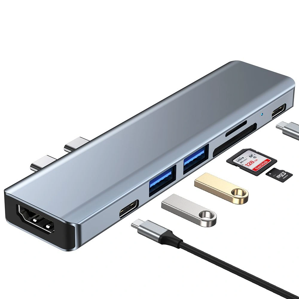 Hurtownia GSM - Hub 7w1 Tech-Protect V5 Gray - THP807GRY - {ean13} - Hurt