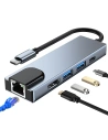 Hurtownia GSM - Hub 5w1 Tech-Protect V3 Gray - THP808GRY - {ean13} - Hurt