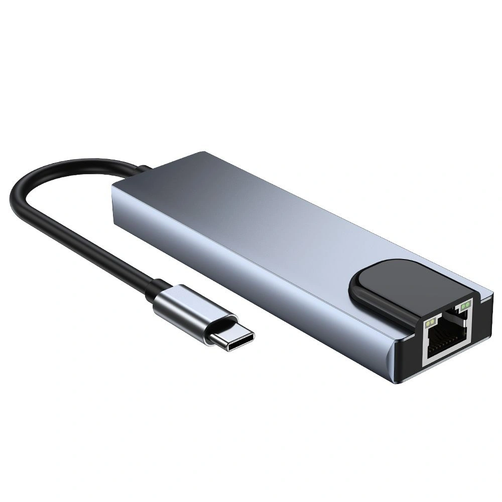 Hurtownia GSM - Hub 5w1 Tech-Protect V3 Gray - THP808GRY - {ean13} - Hurt