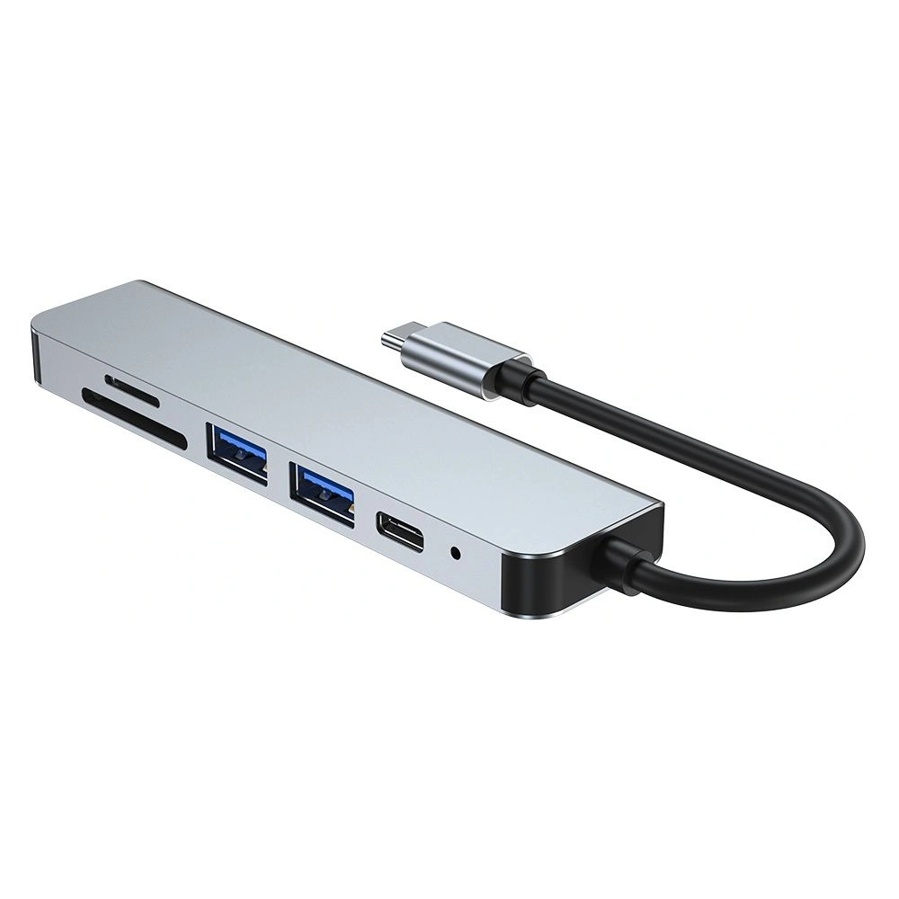 Hurtownia GSM - Hub 6w1 Tech-Protect V4 Šedá - THP809GRY - {ean13} - Hurt