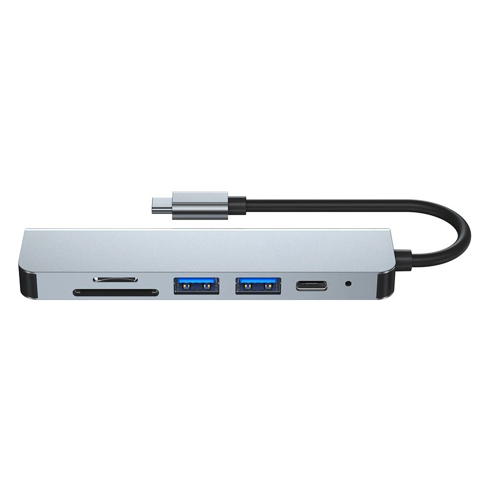 Hurtownia GSM - Hub 6w1 Tech-Protect V4 Šedá - THP809GRY - {ean13} - Hurt