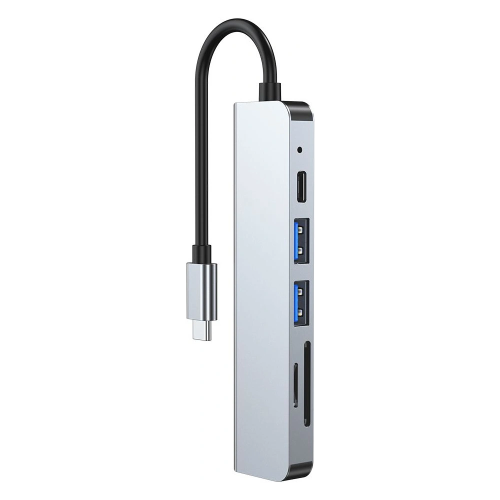 Hurtownia GSM - Hub 6w1 Tech-Protect V4 Šedá - THP809GRY - {ean13} - Hurt