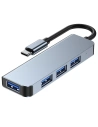Hurtownia GSM - Hub 4w1 Tech-Protect V1 Gray - THP811GRY - {ean13} - Hurt