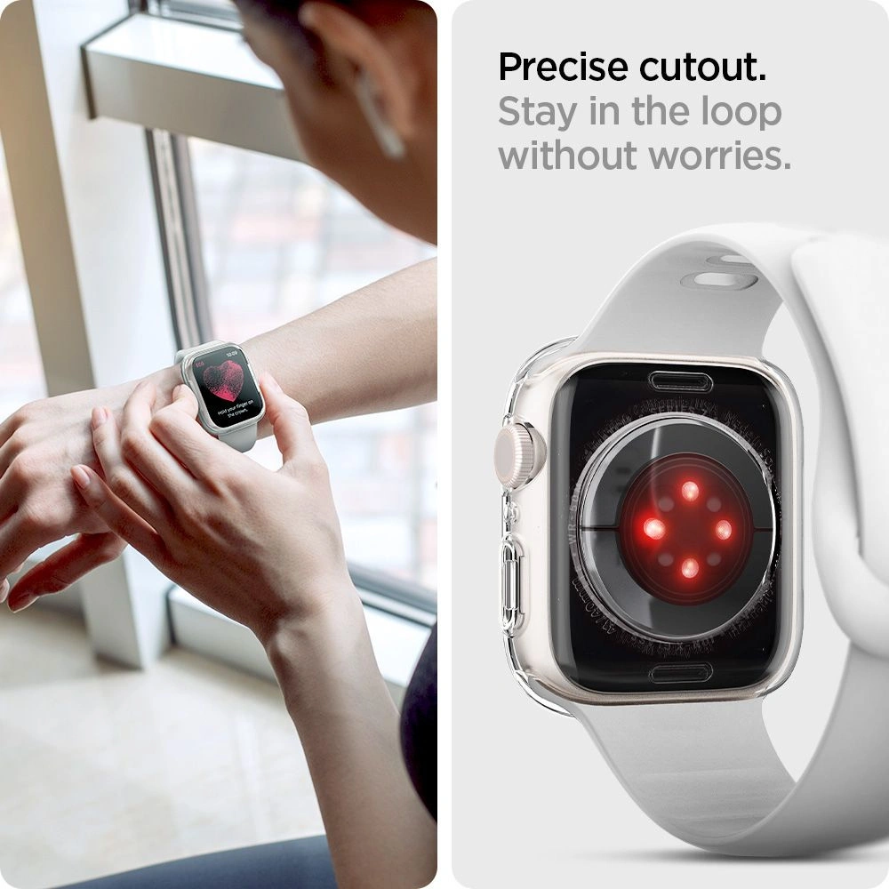 Hurtownia GSM - Etui Spigen Liquid Crystal Apple Watch 4/5/6/7/SE 40/41mm Crystal Clear - SPN2032CL - {ean13} - Hurt