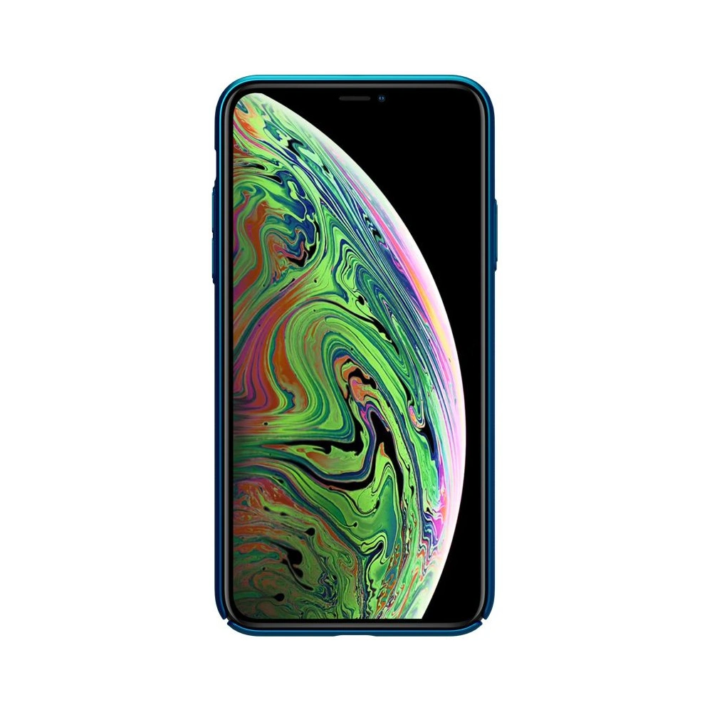 Hurtownia GSM - Etui Nillkin Super Frosted Shield Apple iPhone 11 Pro Max Peacook Blue - NLK081BLU - {ean13} - Hurt