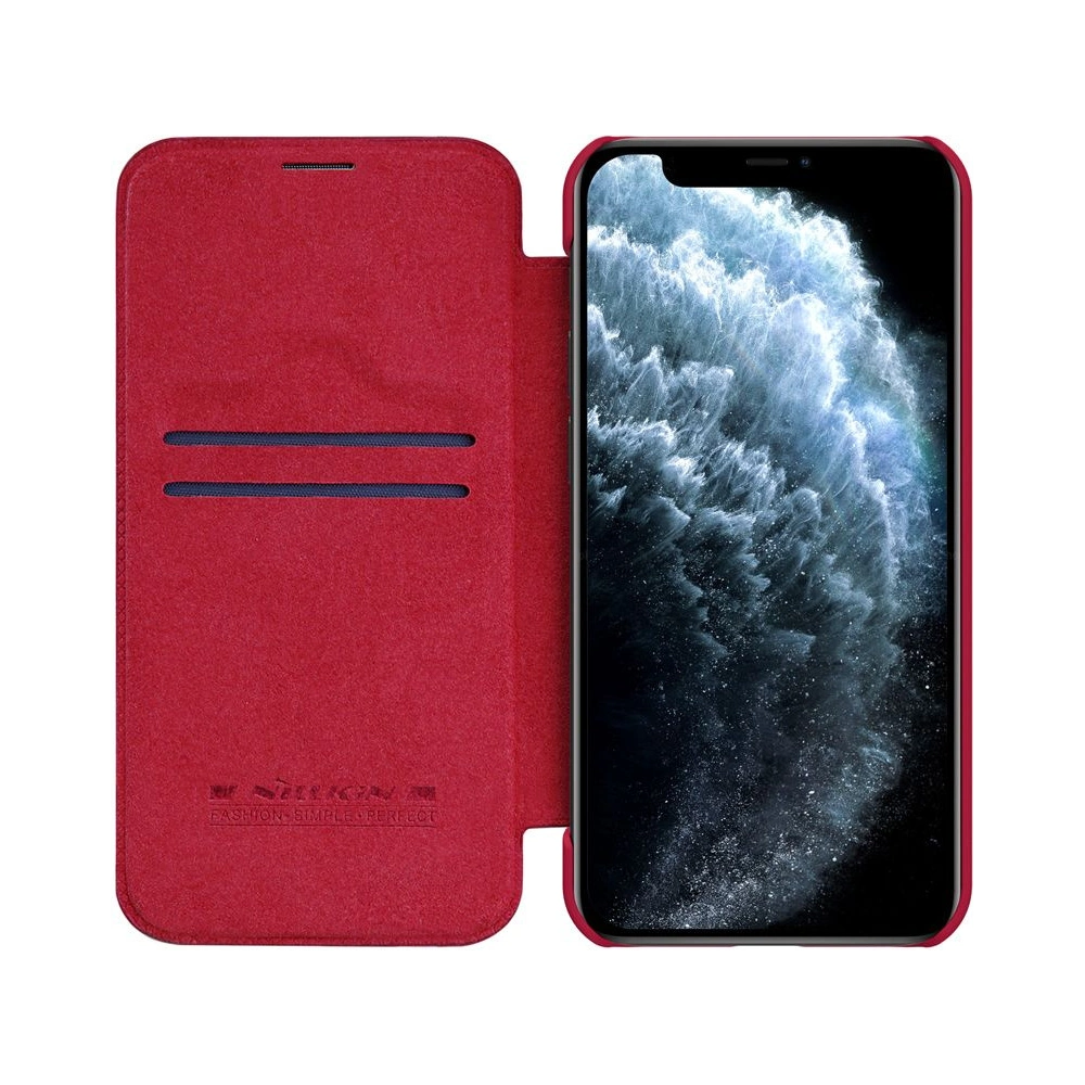 Hurtownia GSM - Etui Nillkin QIN Apple iPhone 12 Pro Max Red - NLK166RED - {ean13} - Hurt