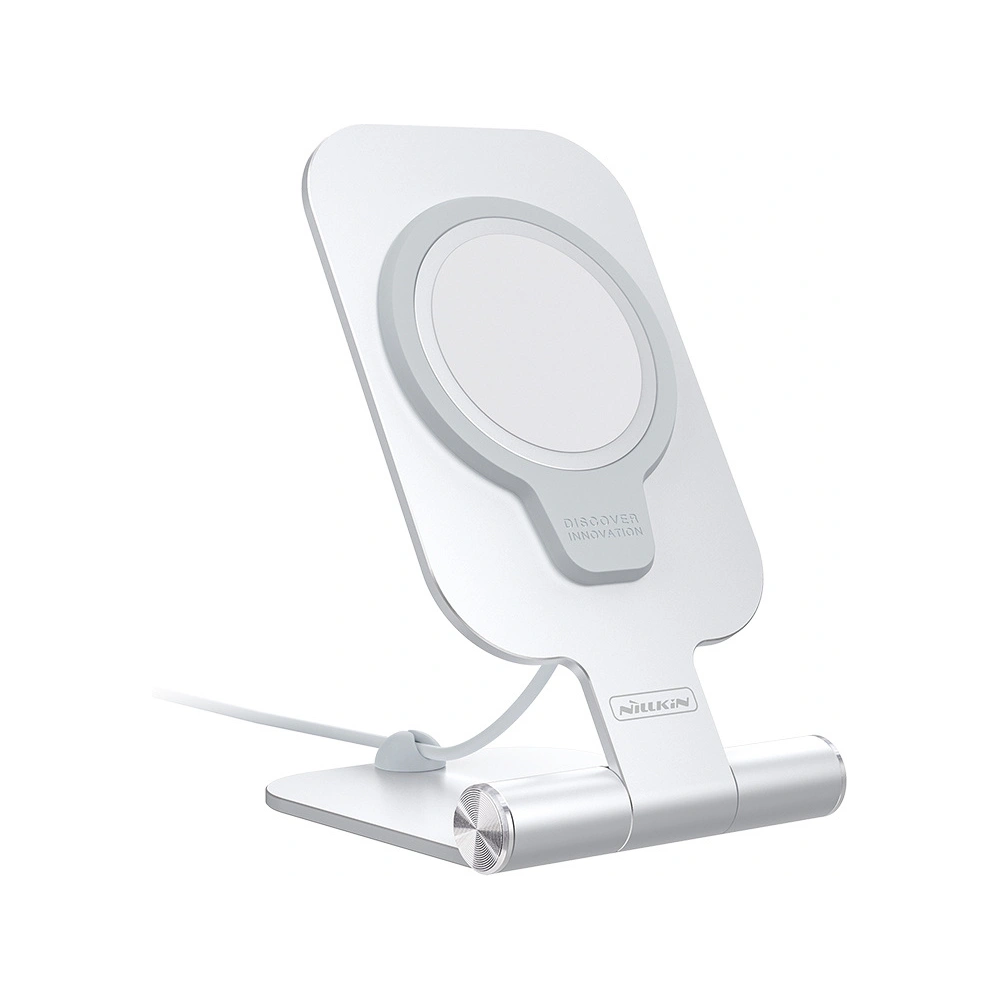 Hurtownia GSM - Stojan z hliníku MagSafe Nillkin MagLock Silver - NLK221SLV - {ean13} - Hurt