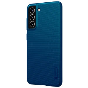 Wholesale Nillkin Super Frosted Shield Samsung Galaxy S21 FE Peacock Blue - NLK253BLU - {ean13} - Hurt