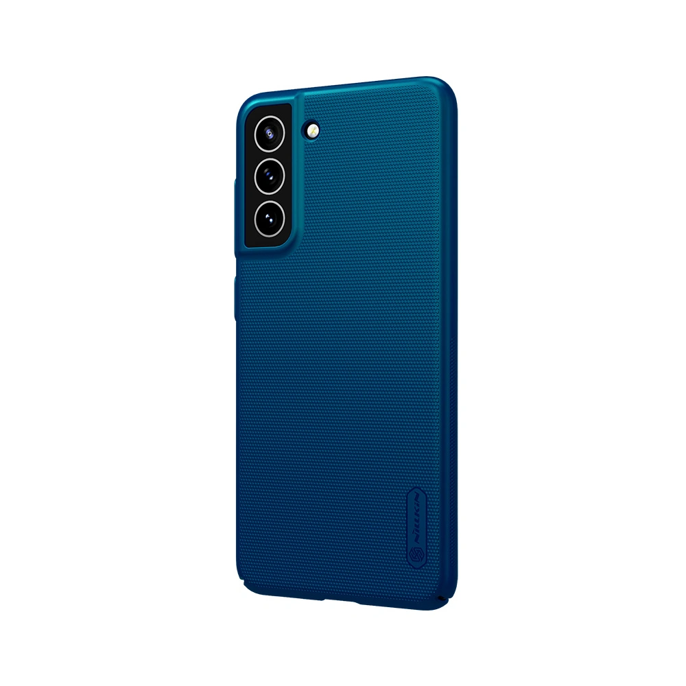 Hurtownia GSM - Etui Nillkin Super Frosted Shield Samsung Galaxy S21 FE Peacock Blue - NLK253BLU - {ean13} - Hurt