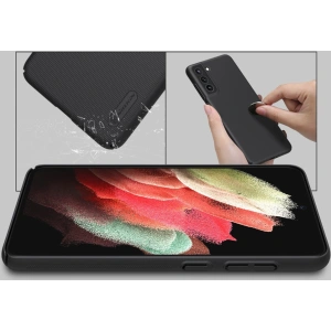 Hurtownia GSM - Etui Nillkin Super Frosted Shield Samsung Galaxy S21 FE Black - NLK252BLK - {ean13} - Hurt