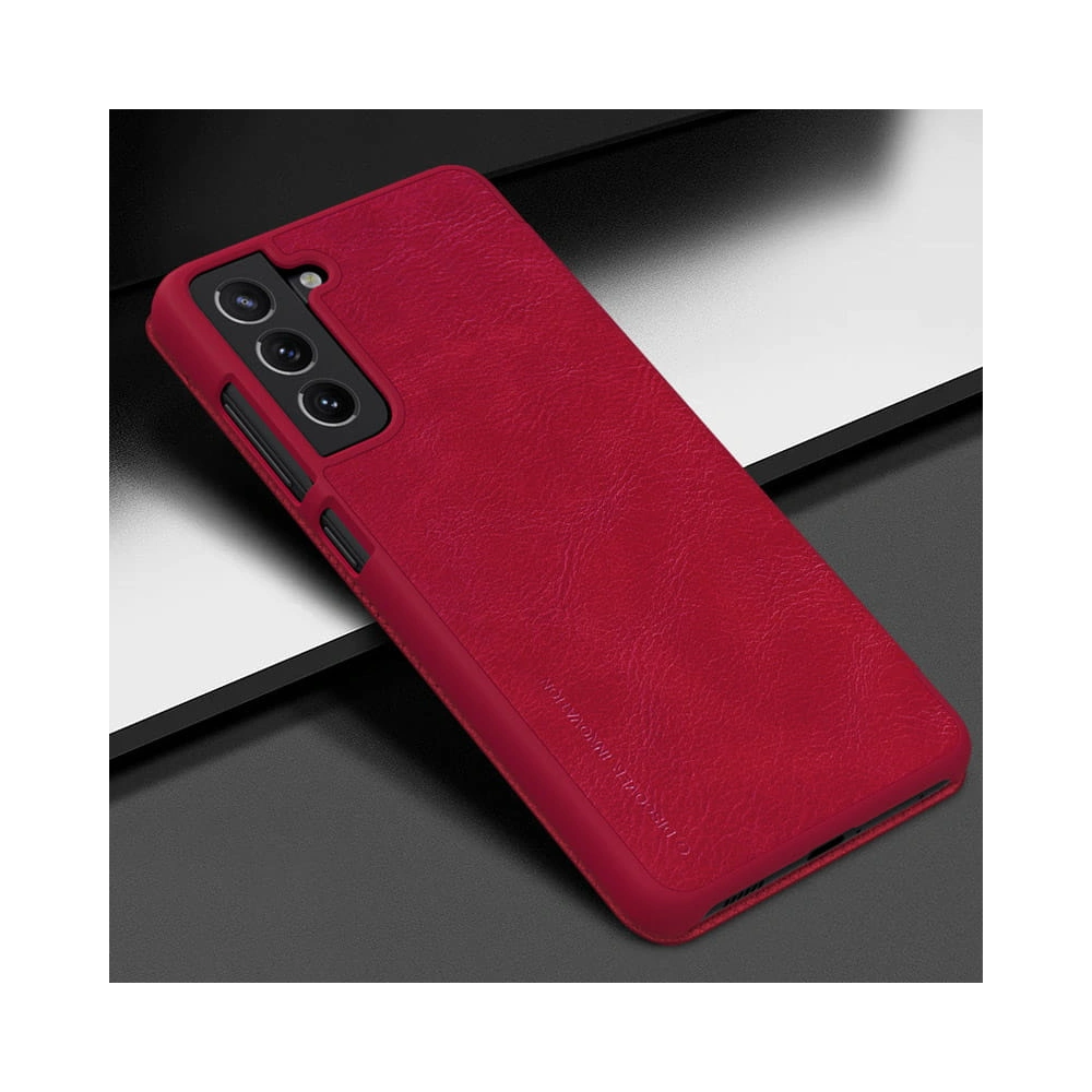 Hurtownia GSM - Etui Nillkin QIN Samsung Galaxy S21 FE Červená - NLK249RED - {ean13} - Hurt