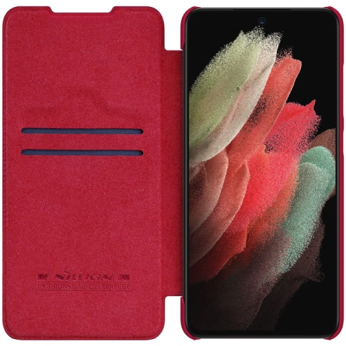 Etui Nillkin QIN Samsung Galaxy S21 FE Red