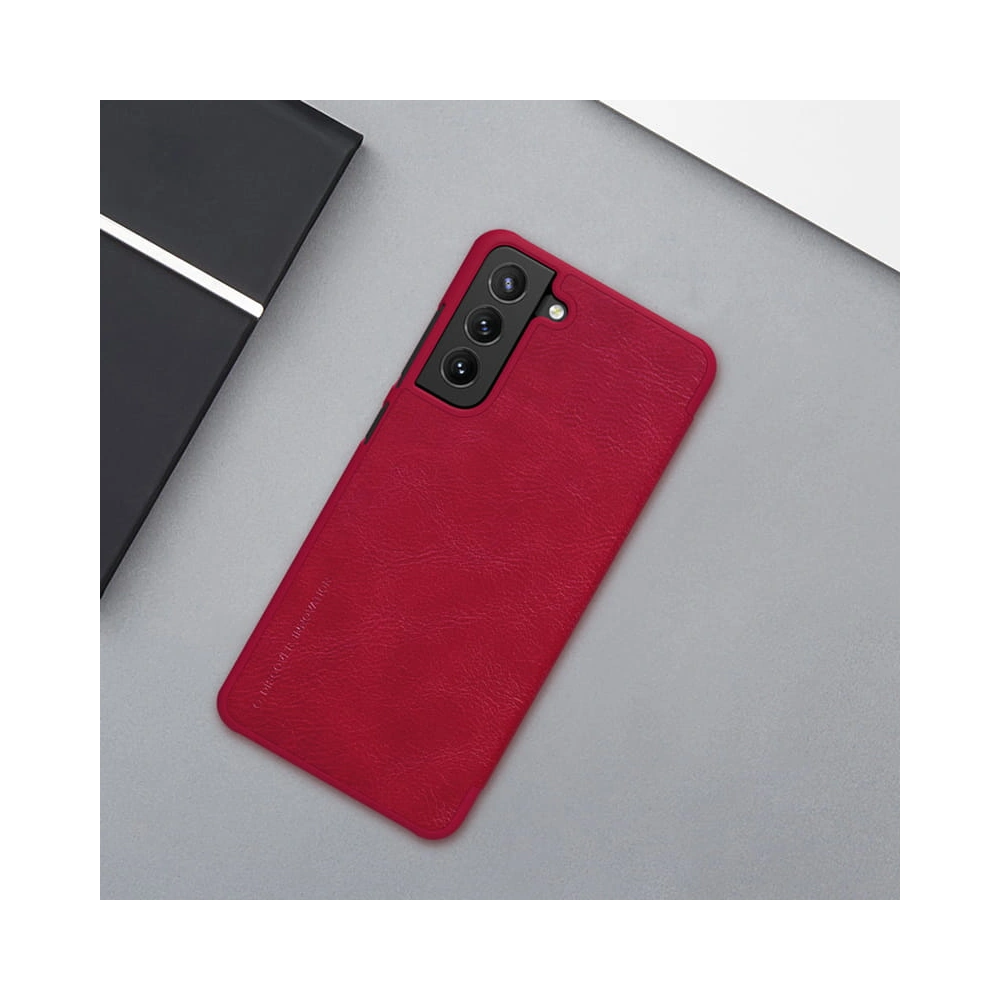 Hurtownia GSM - Etui Nillkin QIN Samsung Galaxy S21 FE Červená - NLK249RED - {ean13} - Hurt