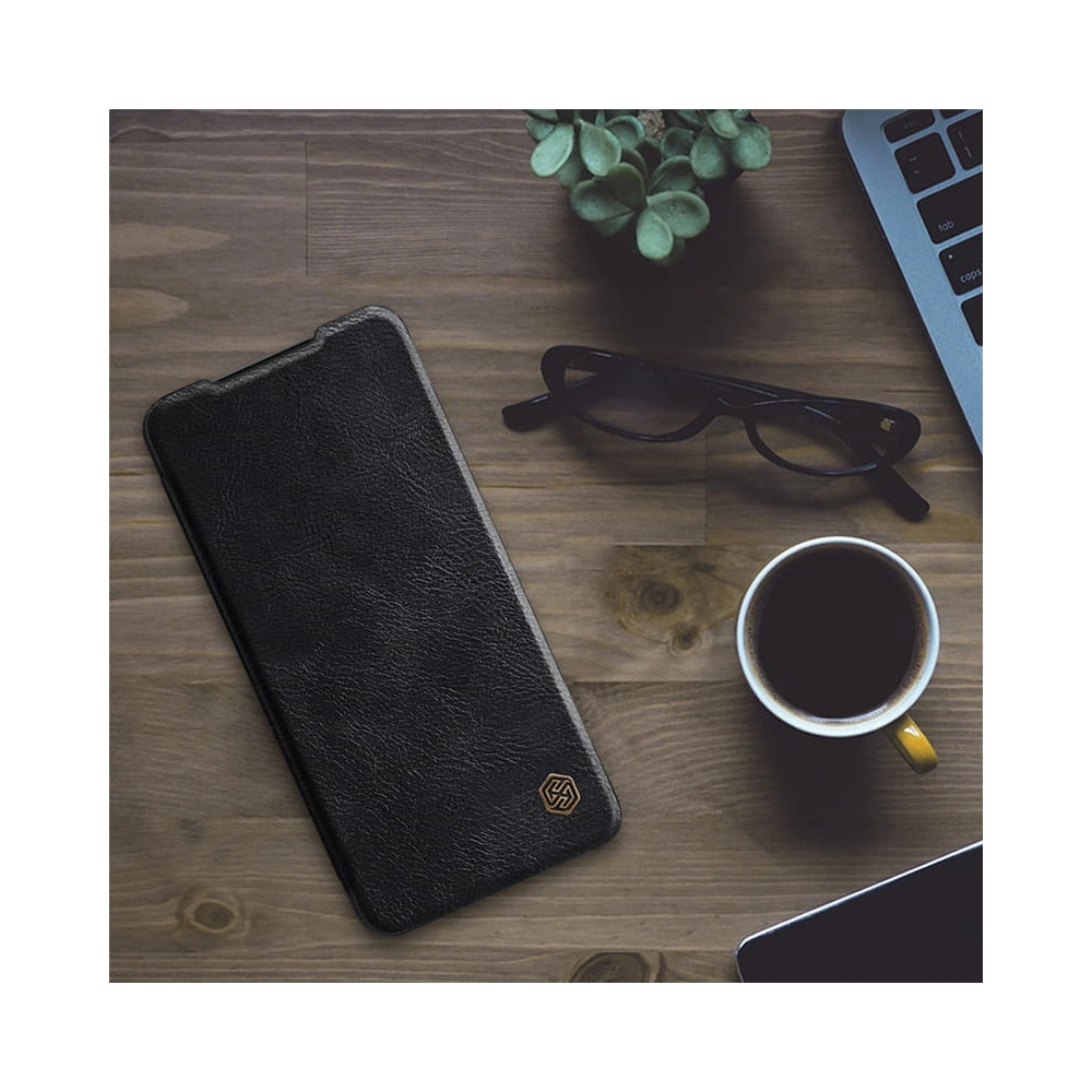 Hurtownia GSM - Etui Nillkin QIN Samsung Galaxy S21 FE černá - NLK248BLK - {ean13} - Hurt