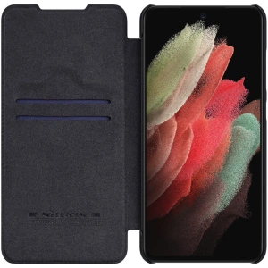 Hurtownia GSM - Etui Nillkin QIN Samsung Galaxy S21 FE Black - NLK248BLK - {ean13} - Hurt